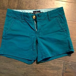 Dark teal American Eagle Shorts